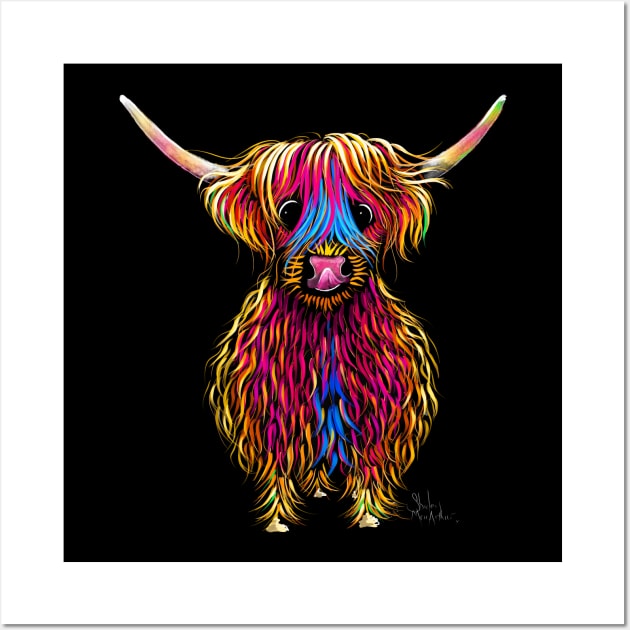 HiGHLaND CoW PRiNT SCoTTiSH ' BuTCH ' BY SHiRLeY MacARTHuR Wall Art by ShirleyMac